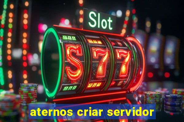 aternos criar servidor